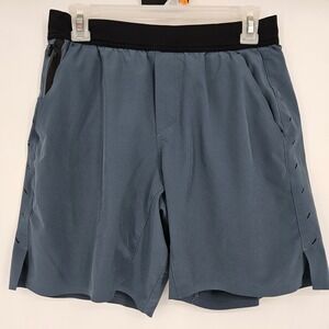 Ten Thousand Shorts Mens Small Interval Liner Gym Performance Blue FLAWS